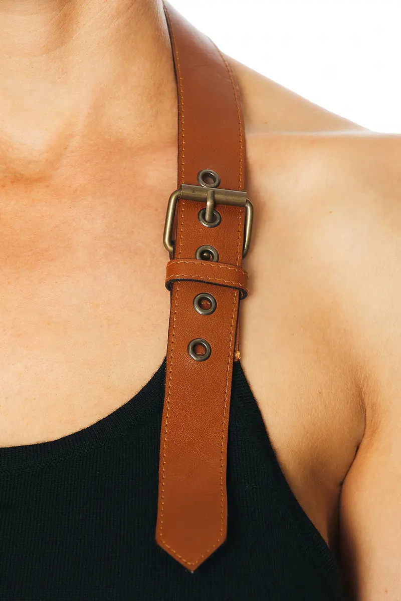 Monse Leather Belt Knit Top | Thumbnail 5 Monse Leather Belt Knit Top | Thumbnail 5