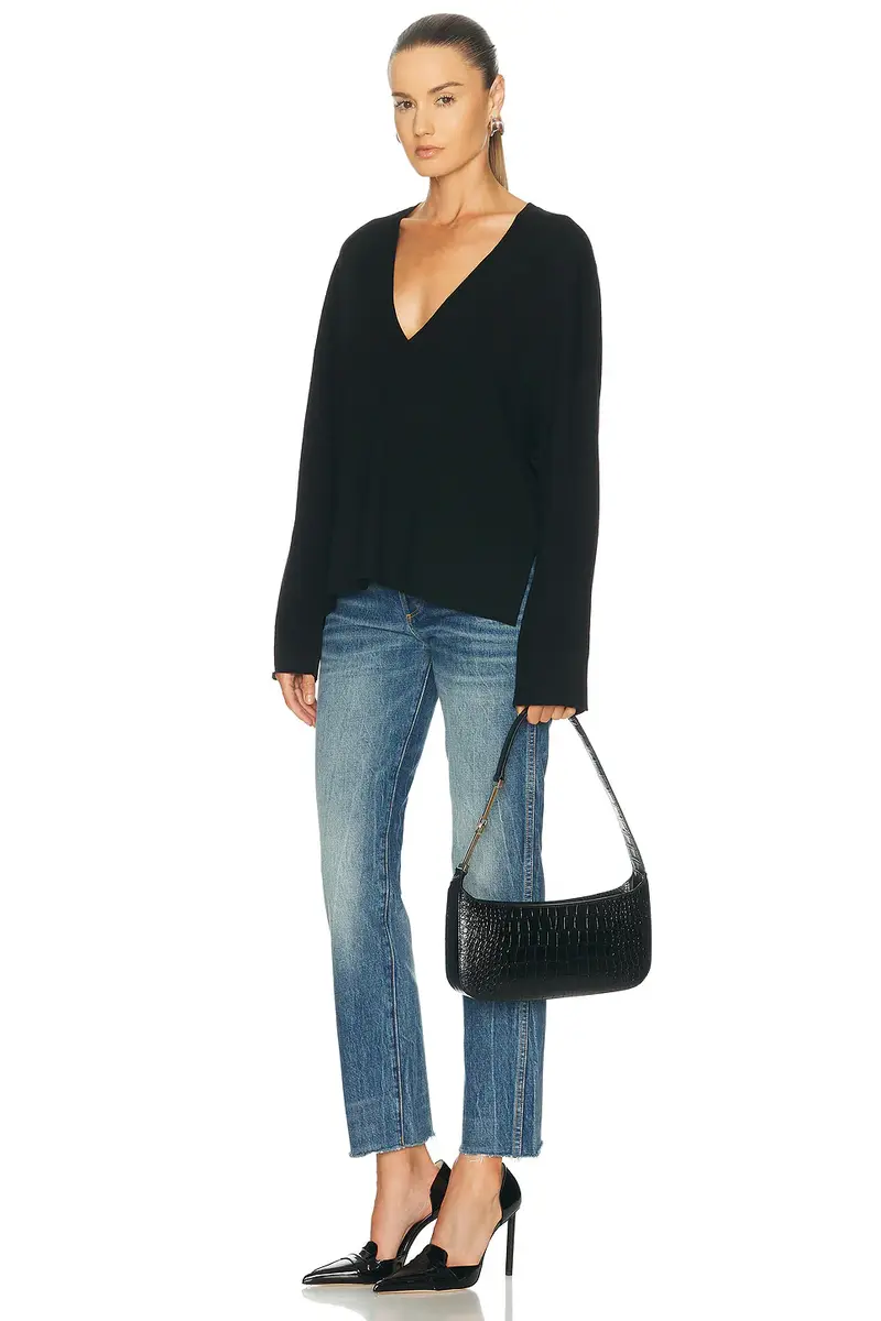 Tom Ford Tumbled Soft Printed Croc Small Shoulder Bag | Thumbnail 2 Tom Ford Tumbled Soft Printed Croc Small Shoulder Bag | Thumbnail 2
