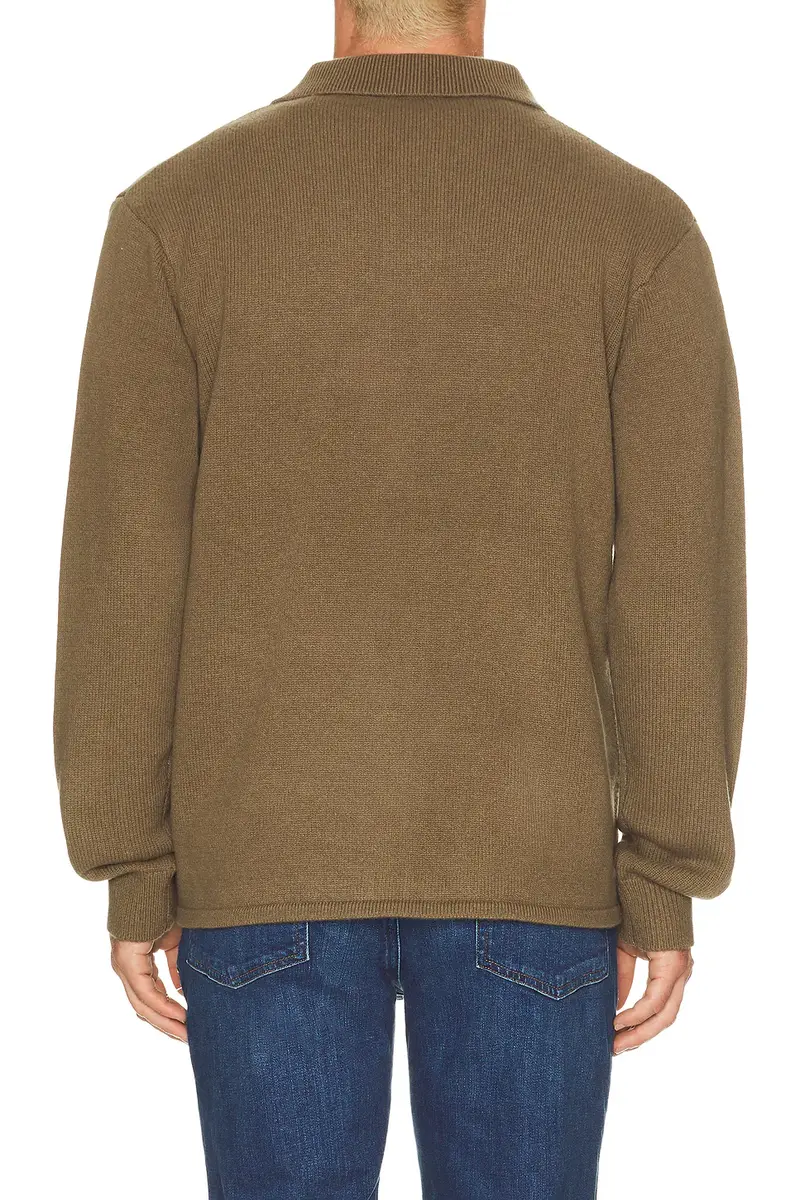Frame Boiled Wool Shirt Sweater | Thumbnail 2 Frame Boiled Wool Shirt Sweater | Thumbnail 2