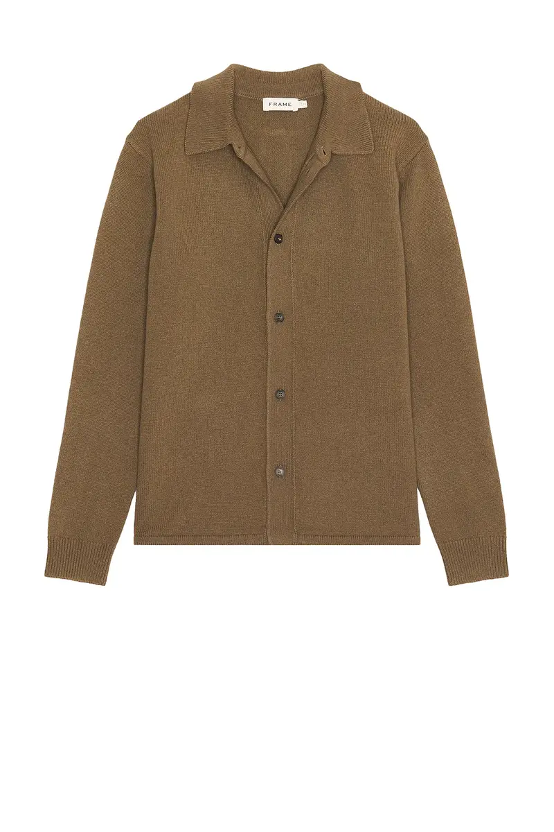 Frame Boiled Wool Shirt Sweater | Thumbnail 4 Frame Boiled Wool Shirt Sweater | Thumbnail 4