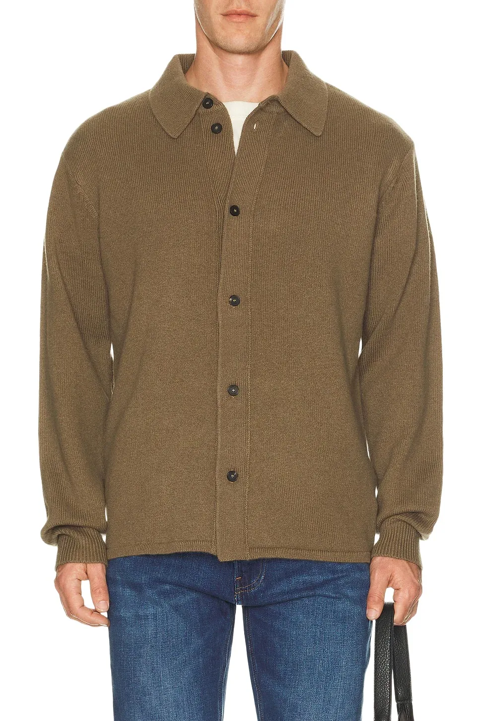 Frame Boiled Wool Shirt Sweater