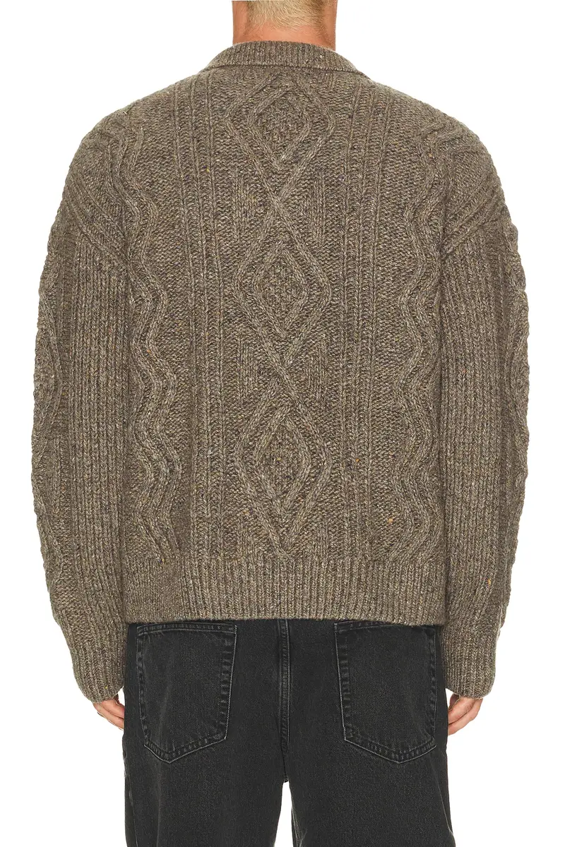 Frame Cable Polo Sweater | Thumbnail 2