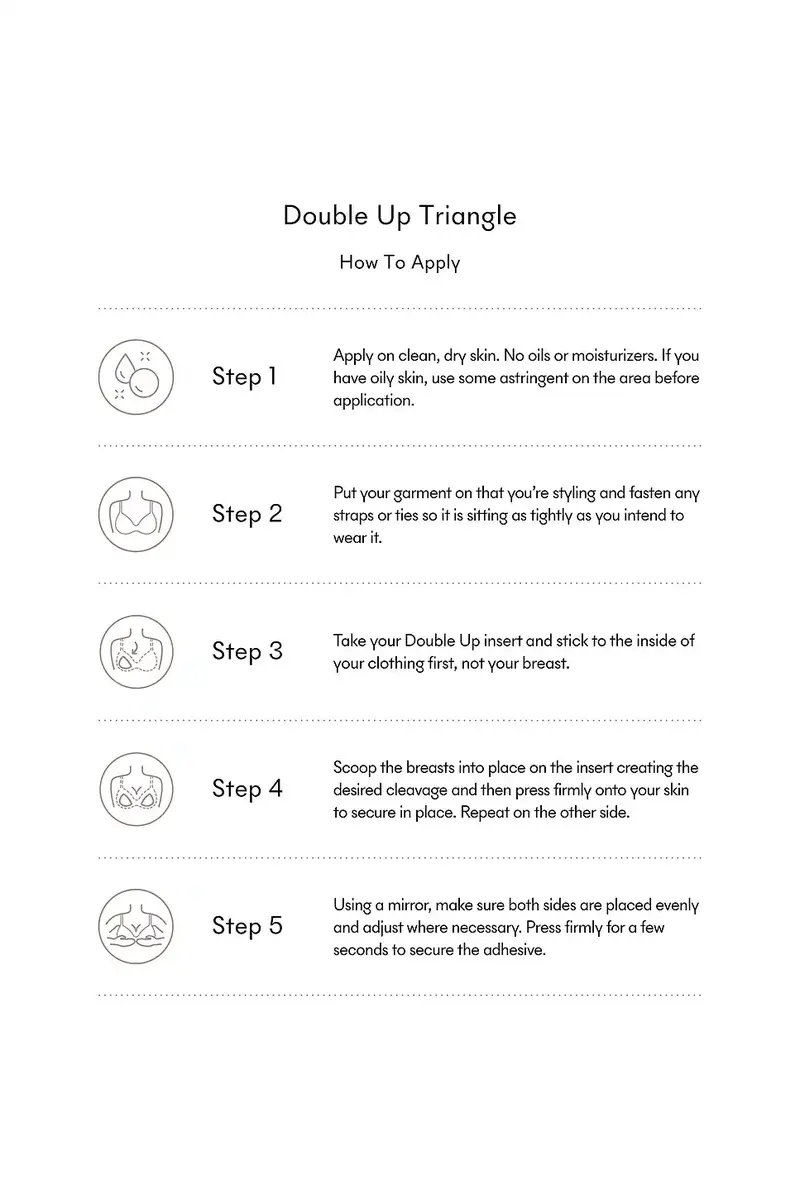 NOOD Double Up Triangle Inserts | Thumbnail 2