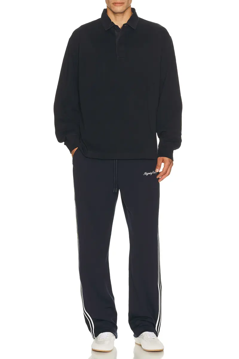 REIGNING CHAMP Heavyweight Jersey Standard Rugby Shirt | Thumbnail 3 REIGNING CHAMP Heavyweight Jersey Standard Rugby Shirt | Thumbnail 3