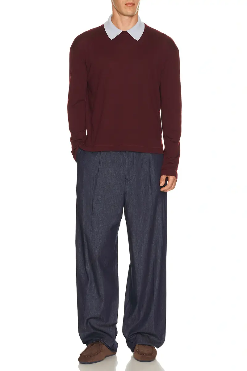 Jil Sander Long Sleeve Polo Jumper | Thumbnail 3 Jil Sander Long Sleeve Polo Jumper | Thumbnail 3