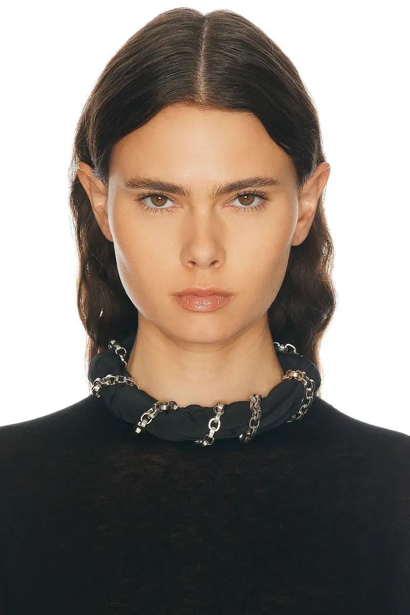 TOTEME Silk Scarf Collar Necklace | Thumbnail 2 TOTEME Silk Scarf Collar Necklace | Thumbnail 2