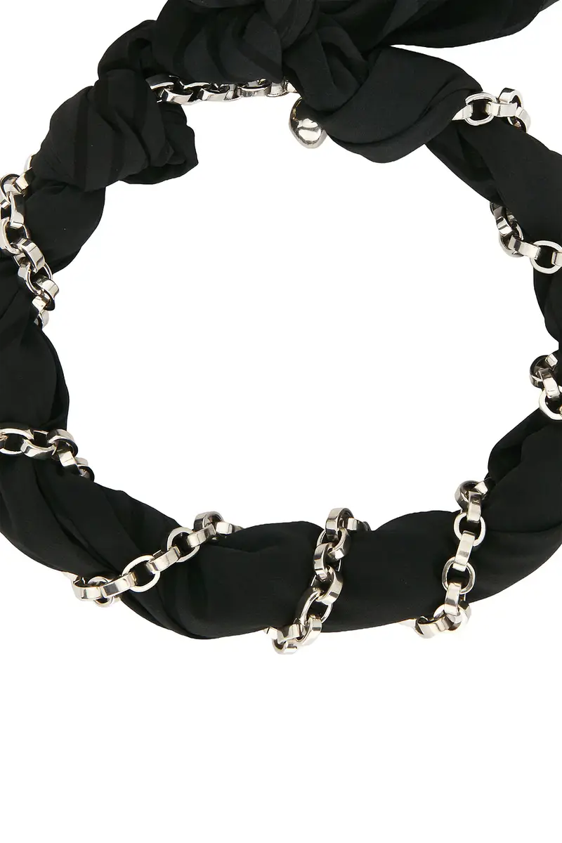 TOTEME Silk Scarf Collar Necklace | Thumbnail 3 TOTEME Silk Scarf Collar Necklace | Thumbnail 3