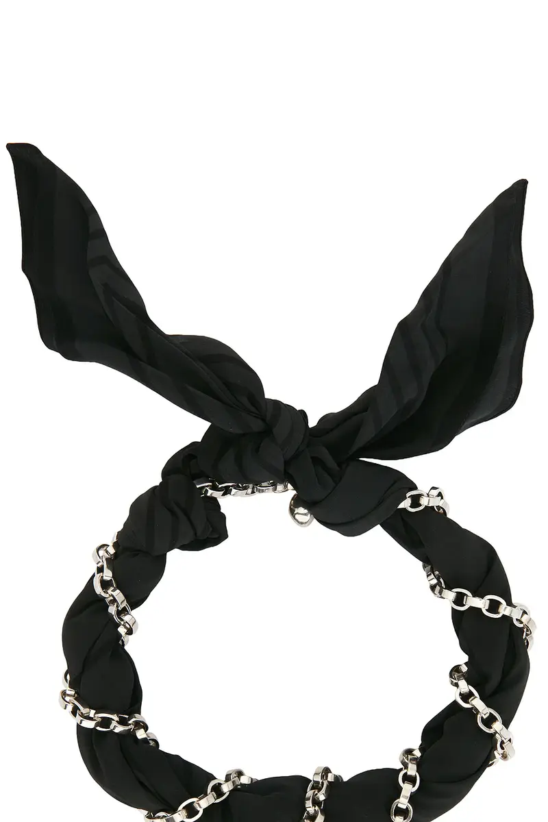 TOTEME Silk Scarf Collar Necklace | Thumbnail 4 TOTEME Silk Scarf Collar Necklace | Thumbnail 4