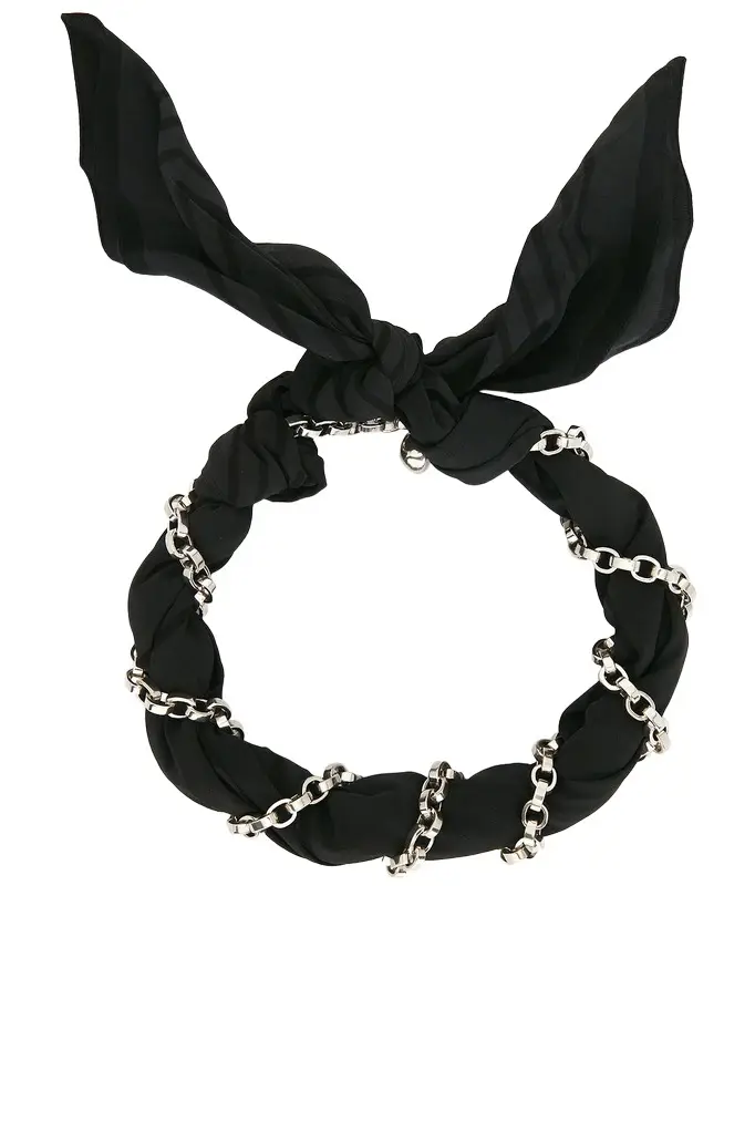 Silk Scarf Collar Necklace Silk Scarf Collar Necklace