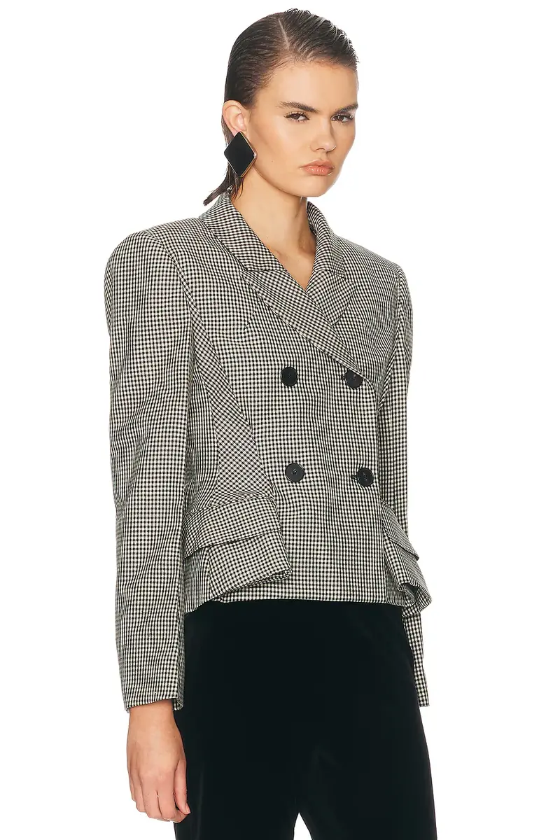 Givenchy Short Pinched Peplum Jacket | Thumbnail 2