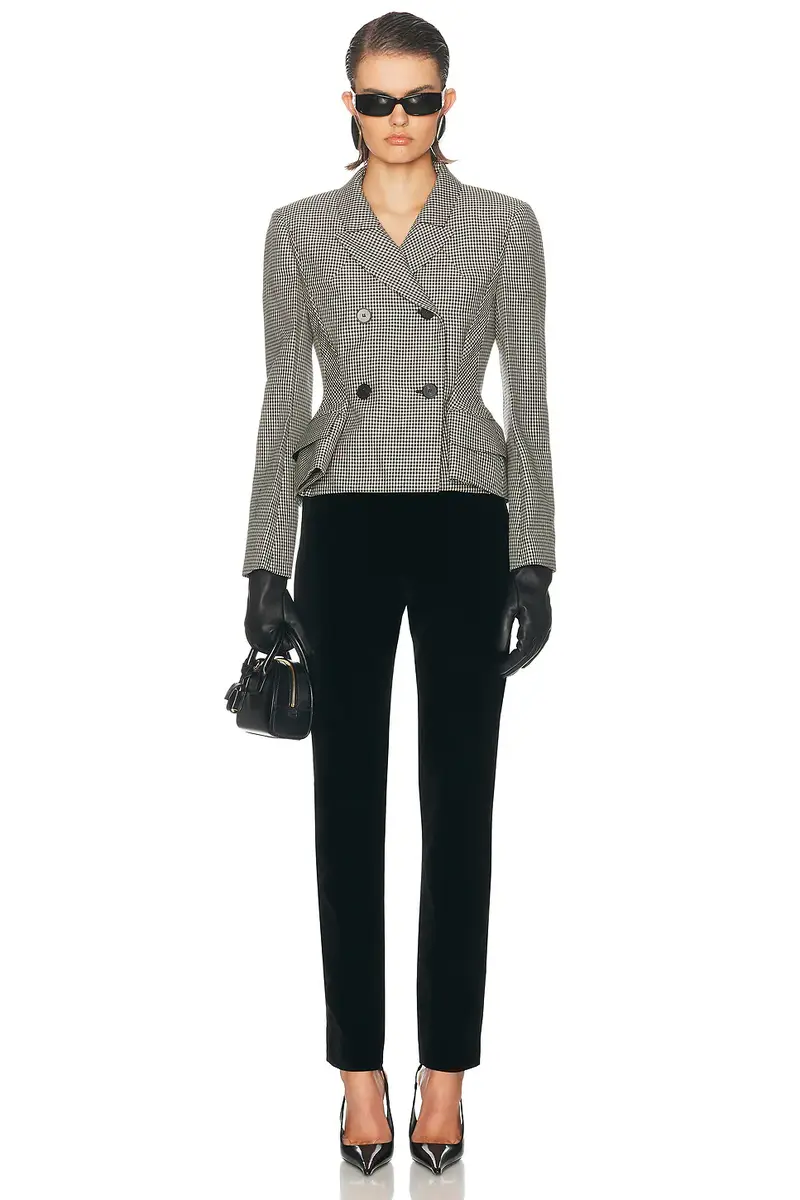 Givenchy Short Pinched Peplum Jacket | Thumbnail 4