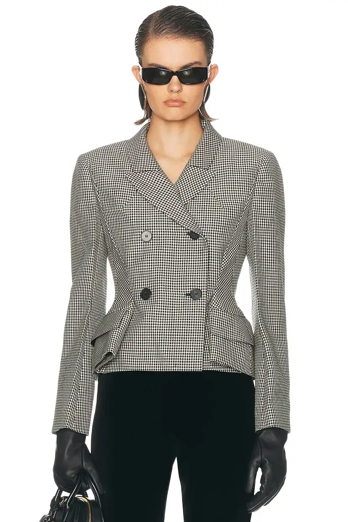 Short Pinched Peplum Jacket Short Pinched Peplum Jacket