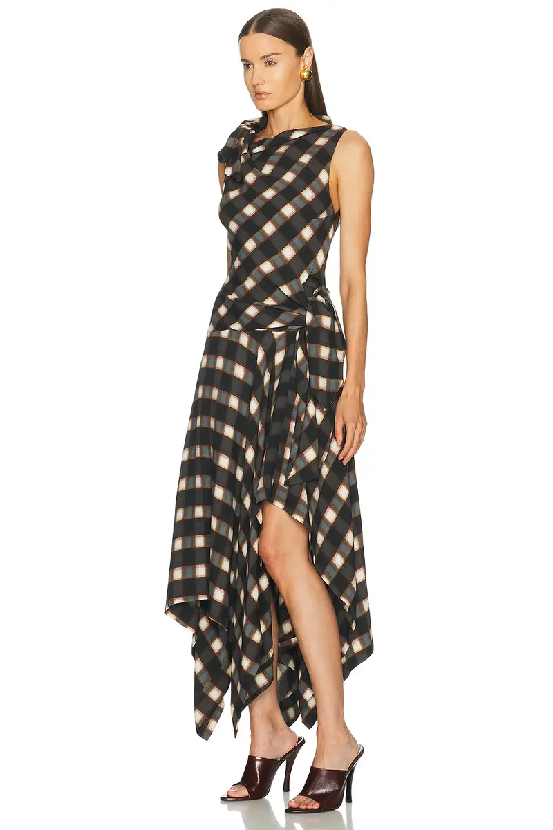 Monse Knotted Midi Dress | Thumbnail 3