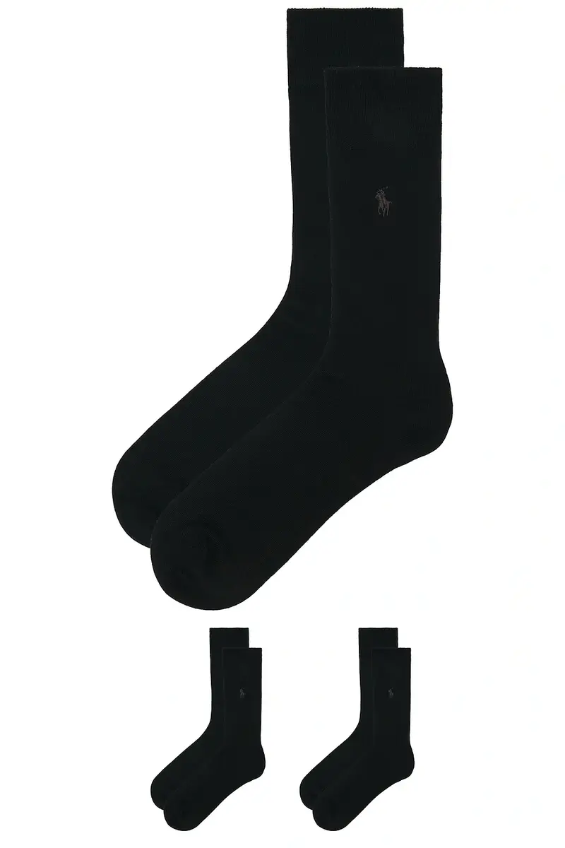 Polo Ralph Lauren Soft Touch Flat Knit Dress Socks 3-Pack | Thumbnail 2 Polo Ralph Lauren Soft Touch Flat Knit Dress Socks 3-Pack | Thumbnail 2