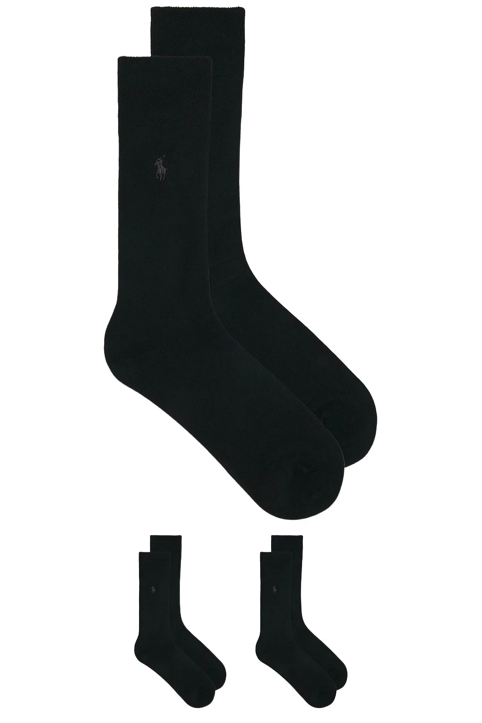 Polo Ralph Lauren Soft Touch Flat Knit Dress Socks 3-Pack