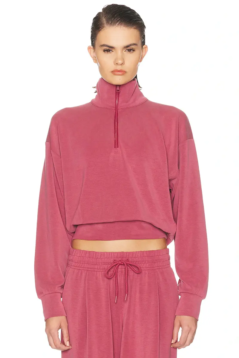 Beyond Yoga Cruiser Half Zip Cropped Sweatshirt | Thumbnail 2 Beyond Yoga Cruiser Half Zip Cropped Sweatshirt | Thumbnail 2