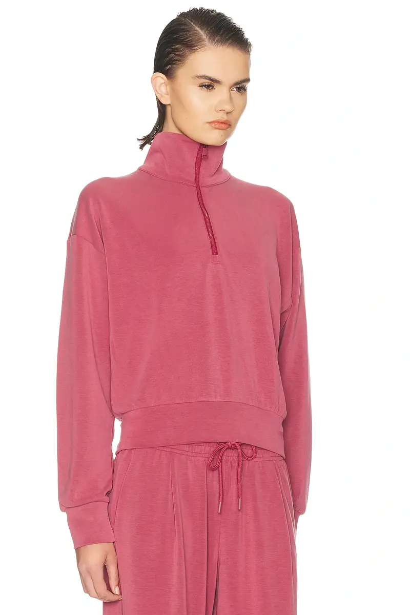 Beyond Yoga Cruiser Half Zip Cropped Sweatshirt | Thumbnail 3 Beyond Yoga Cruiser Half Zip Cropped Sweatshirt | Thumbnail 3