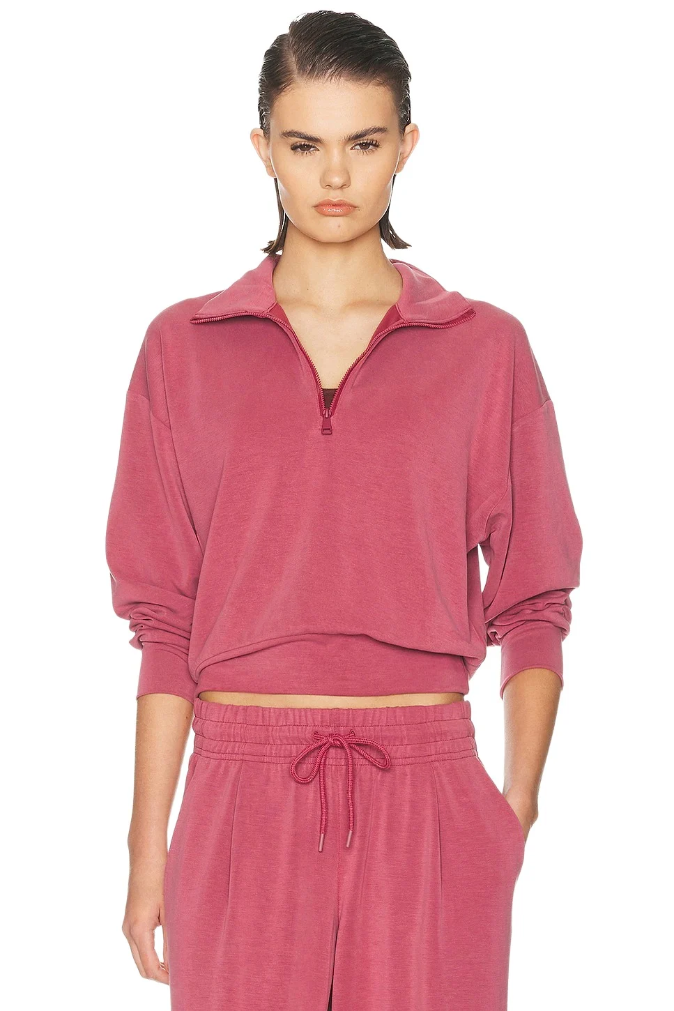 Cruiser Half Zip Cropped Sweatshirt Cruiser Half Zip Cropped Sweatshirt