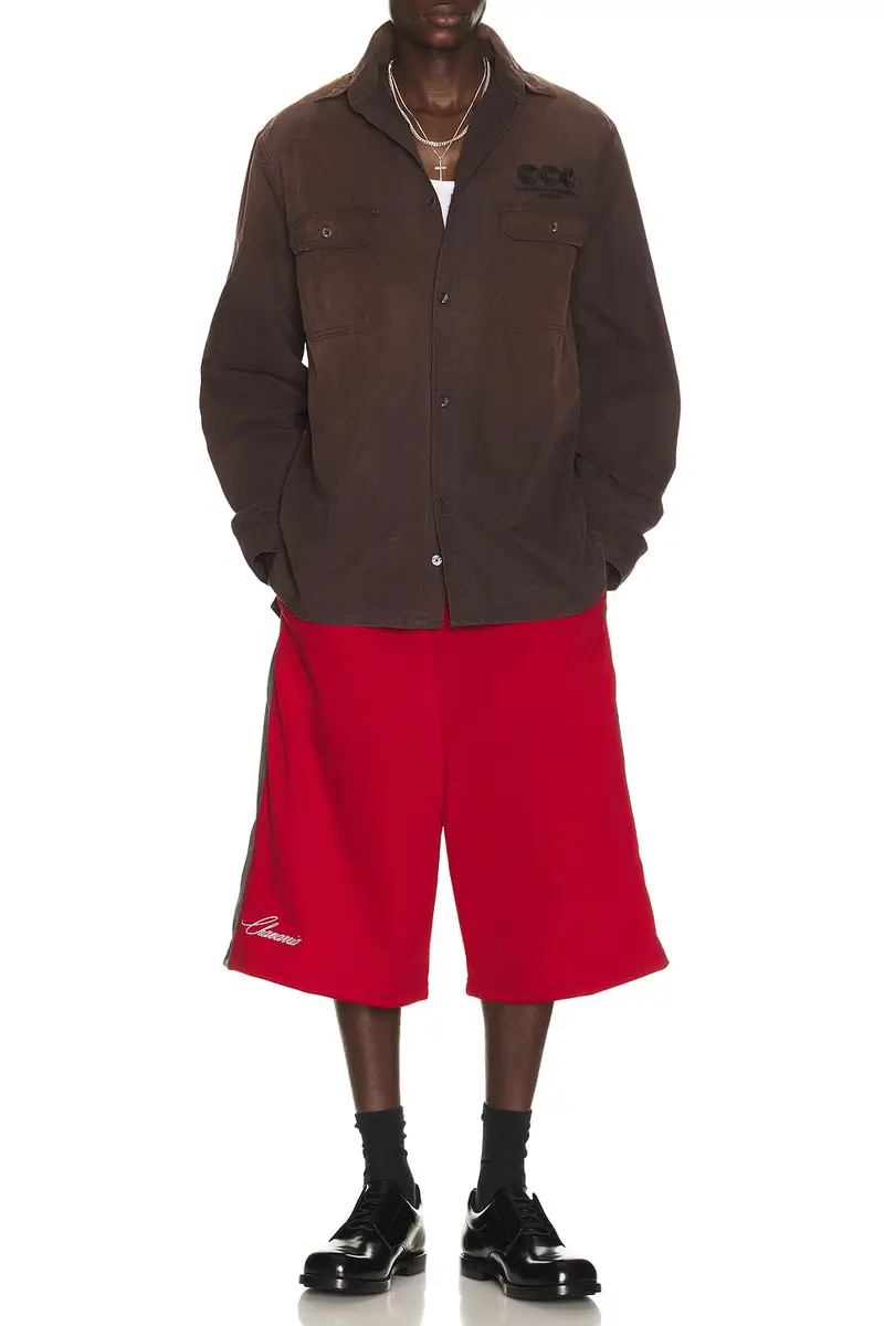 Willy Chavarria Long Sleeve Workwear Corcoran Overshirt | Thumbnail 3 Willy Chavarria Long Sleeve Workwear Corcoran Overshirt | Thumbnail 3