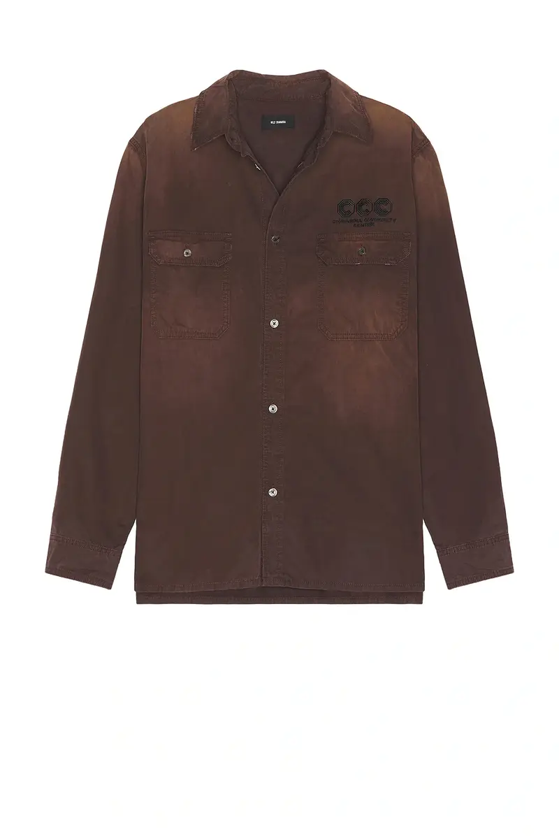 Willy Chavarria Long Sleeve Workwear Corcoran Overshirt | Thumbnail 4 Willy Chavarria Long Sleeve Workwear Corcoran Overshirt | Thumbnail 4