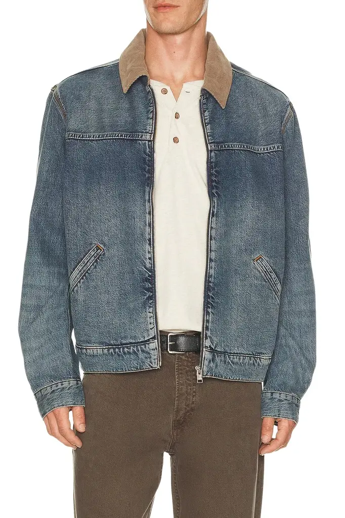 Frame Denim Zip Trucker