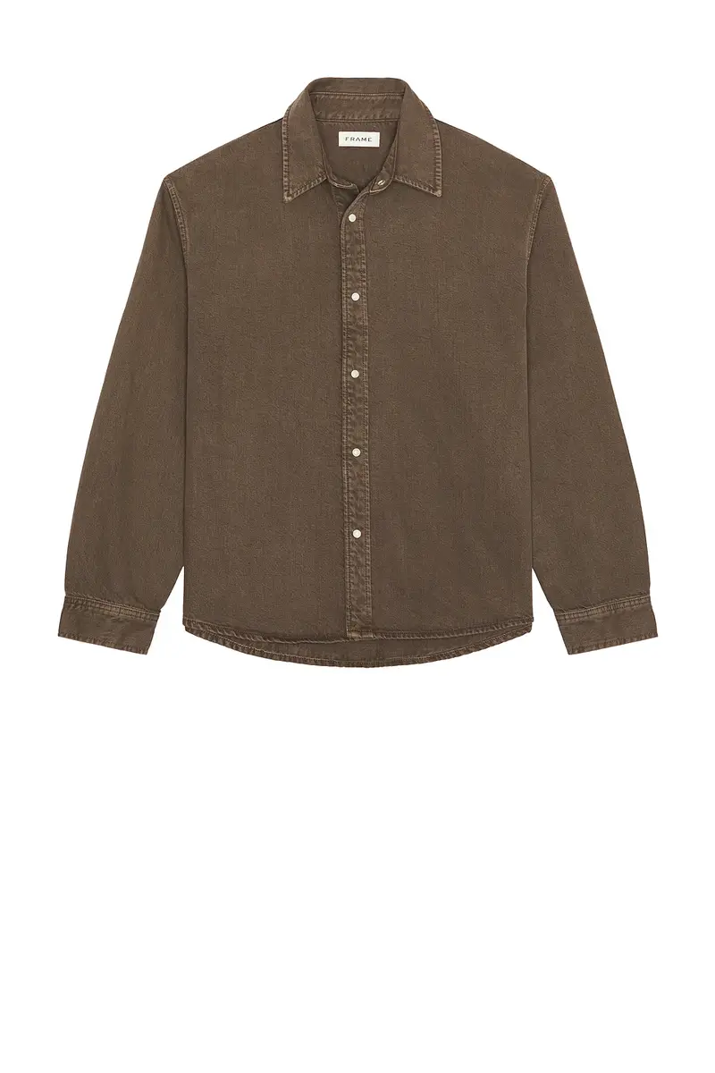 Frame Relaxed Denim Overshirt | Thumbnail 4 Frame Relaxed Denim Overshirt | Thumbnail 4