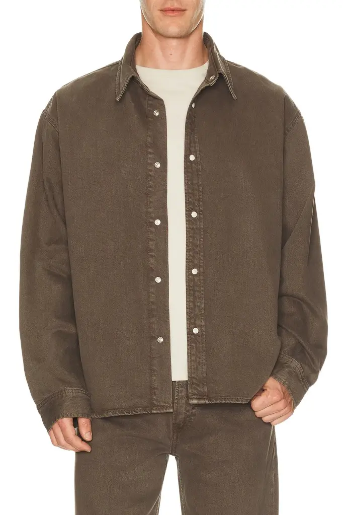 Relaxed Denim Overshirt Relaxed Denim Overshirt