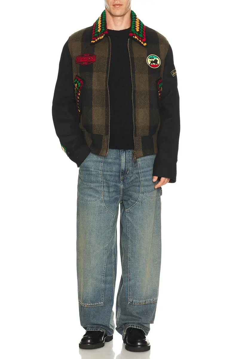 Nicholas Daley Patched Rebel Riot Jacket | Thumbnail 4 Nicholas Daley Patched Rebel Riot Jacket | Thumbnail 4