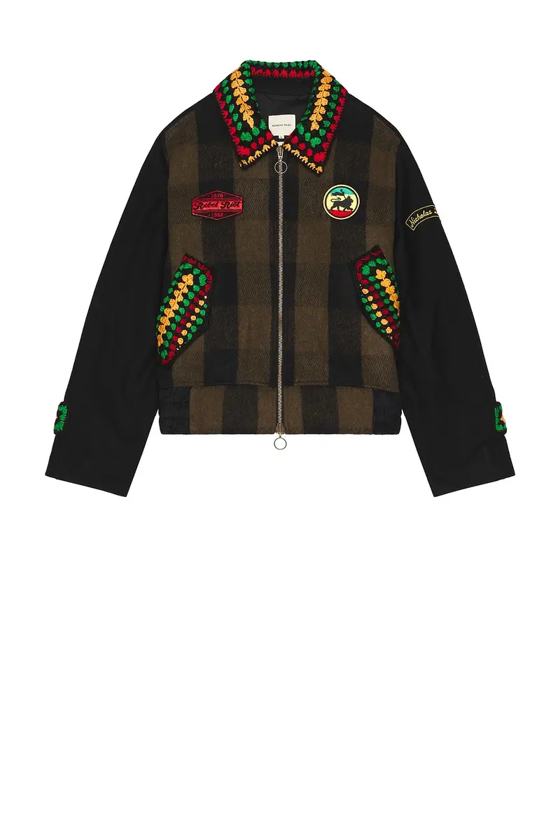 Nicholas Daley Patched Rebel Riot Jacket | Thumbnail 5 Nicholas Daley Patched Rebel Riot Jacket | Thumbnail 5