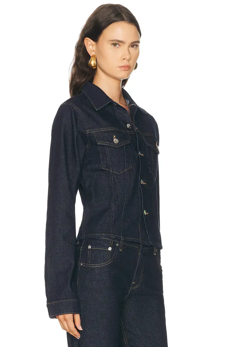 Haikure Cherry Denim Jacket | Thumbnail 2 Haikure Cherry Denim Jacket | Thumbnail 2