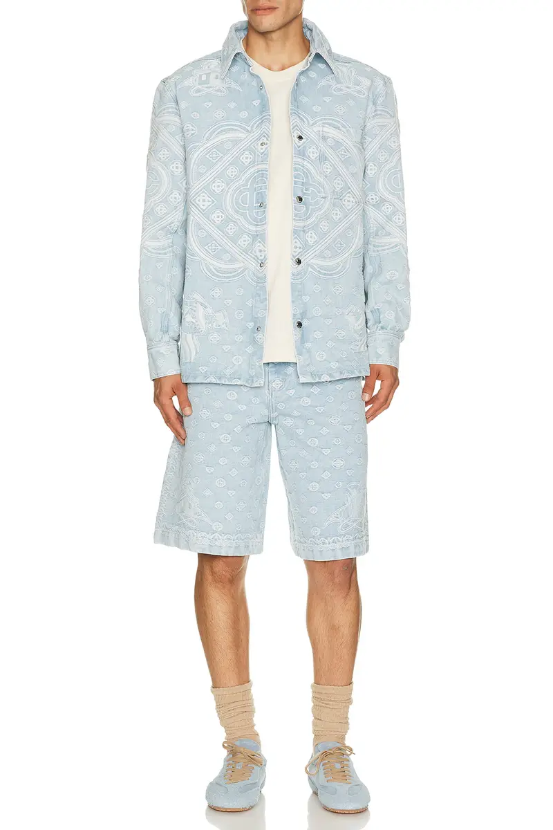 Casablanca Denim Shirt | Thumbnail 4 Casablanca Denim Shirt | Thumbnail 4