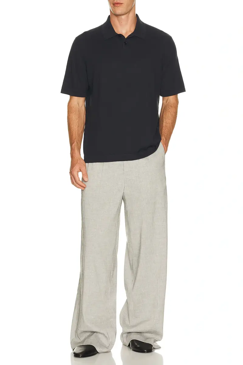 Lisa Yang Keir Sweater Short Sleeve Polo | Thumbnail 3