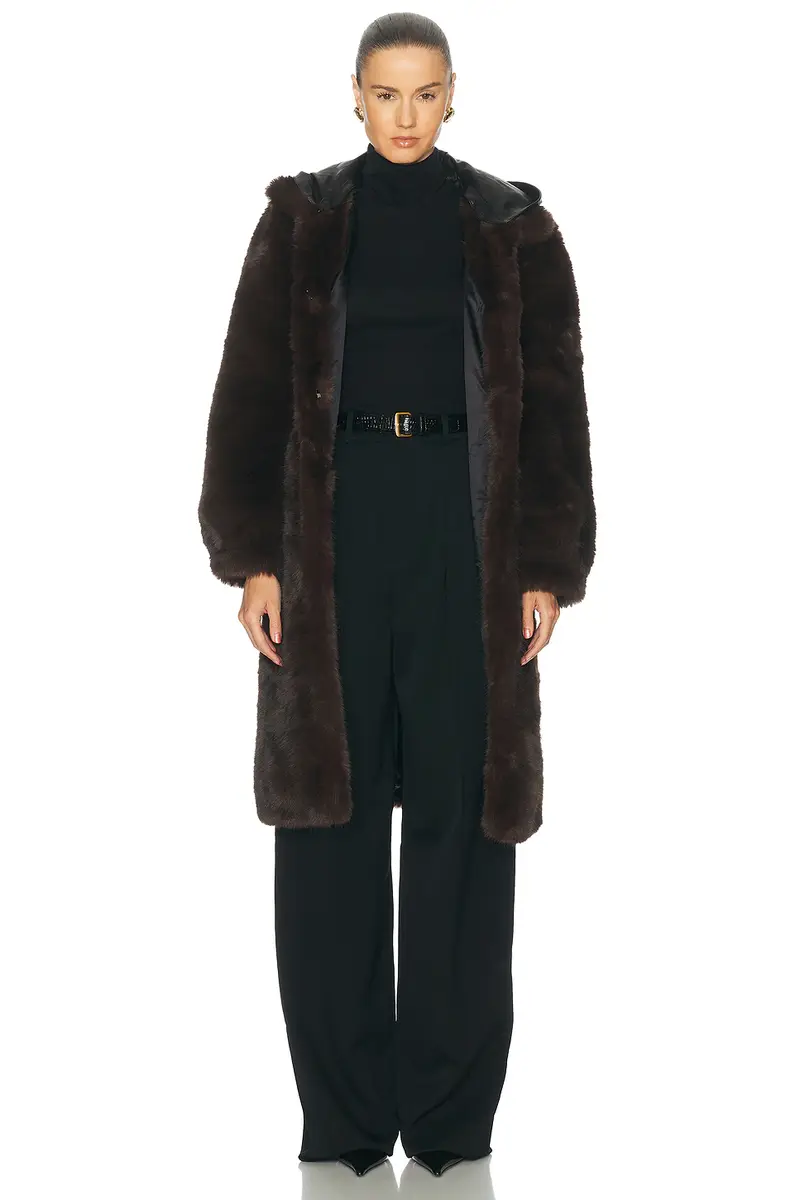 Mimchik Penny Maxi Faux Fur Coat | Thumbnail 2 Mimchik Penny Maxi Faux Fur Coat | Thumbnail 2