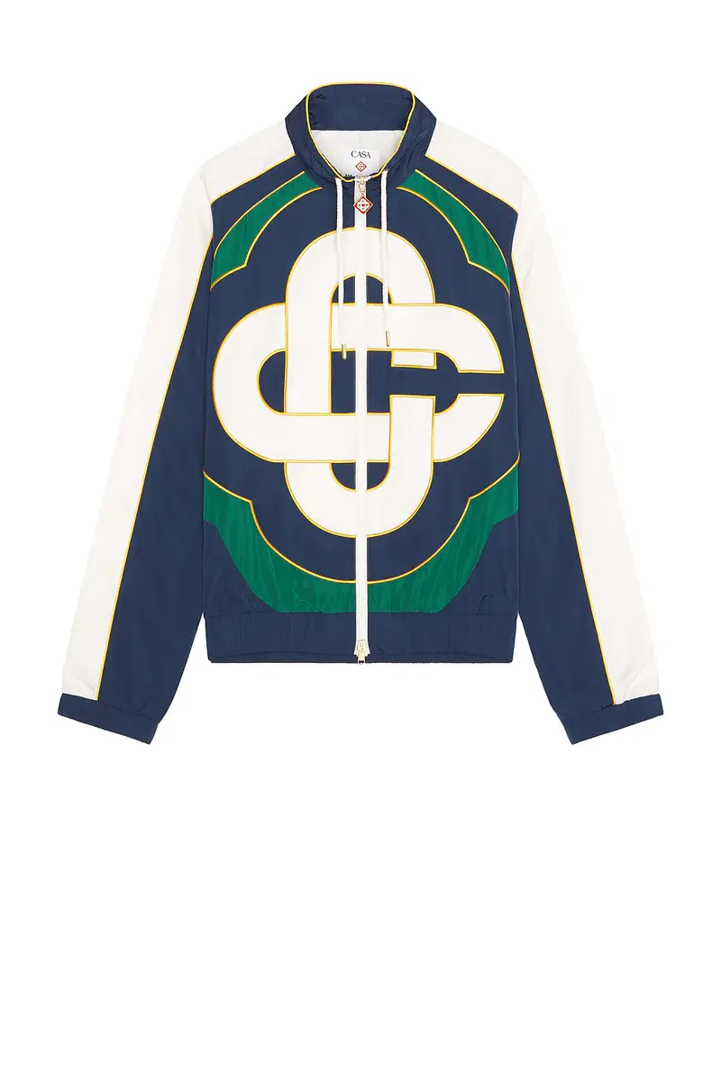 Casablanca Applique Colour Block Windbreaker Jacket | Thumbnail 4