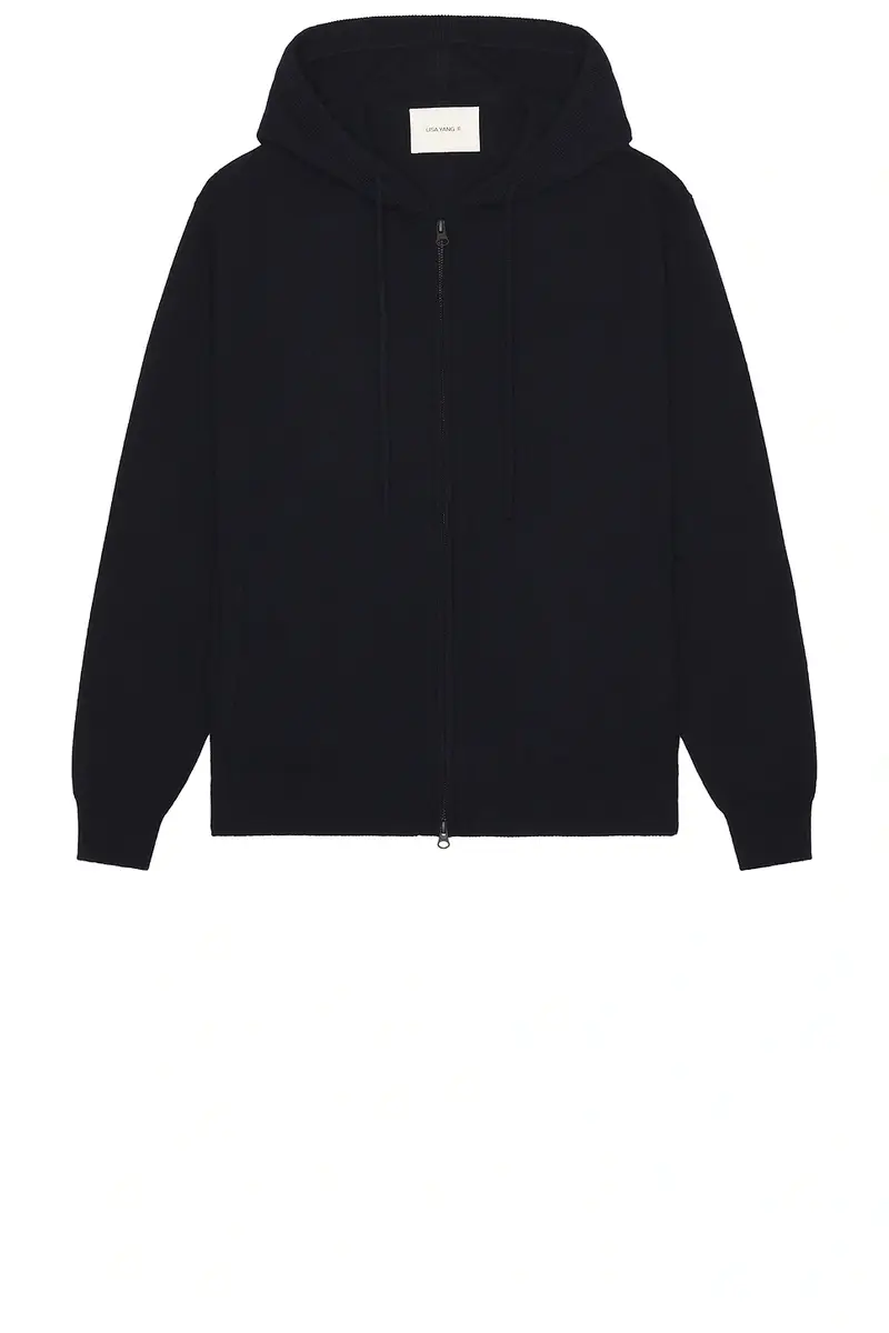 Lisa Yang Emerson Hooded Zip Sweater | Thumbnail 4 Lisa Yang Emerson Hooded Zip Sweater | Thumbnail 4