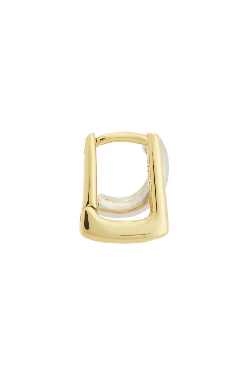 Demarson Tina Micro Sterling Silver Single Huggie Earring | Thumbnail 2 Demarson Tina Micro Sterling Silver Single Huggie Earring | Thumbnail 2