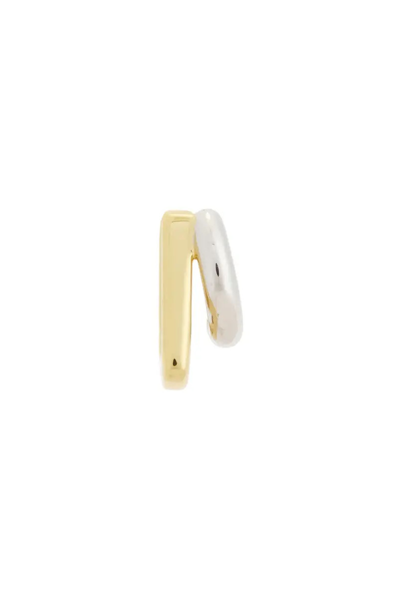 Demarson Tina Micro Sterling Silver Single Huggie Earring | Thumbnail 3 Demarson Tina Micro Sterling Silver Single Huggie Earring | Thumbnail 3