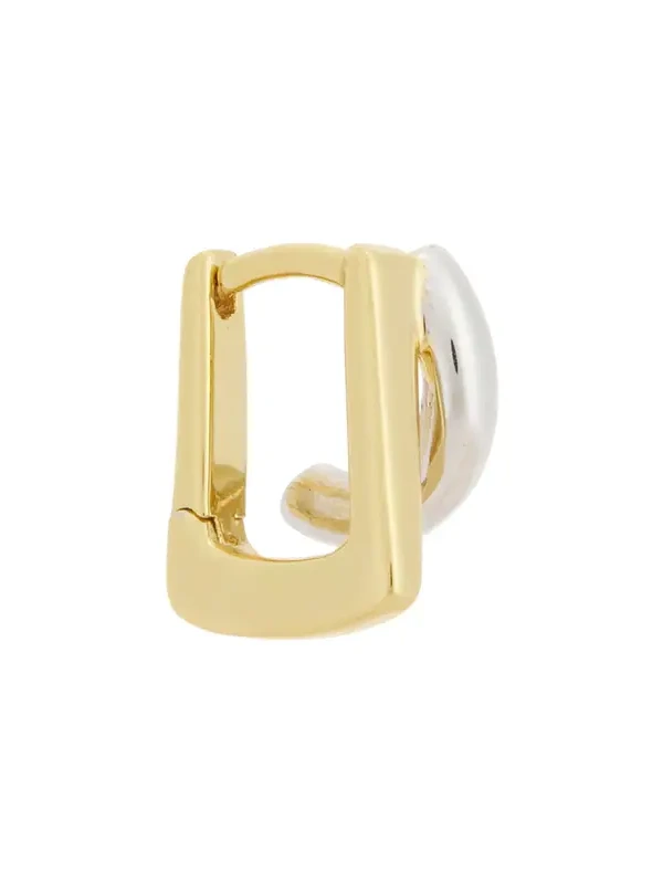Demarson Tina Micro Sterling Silver Single Huggie Earring