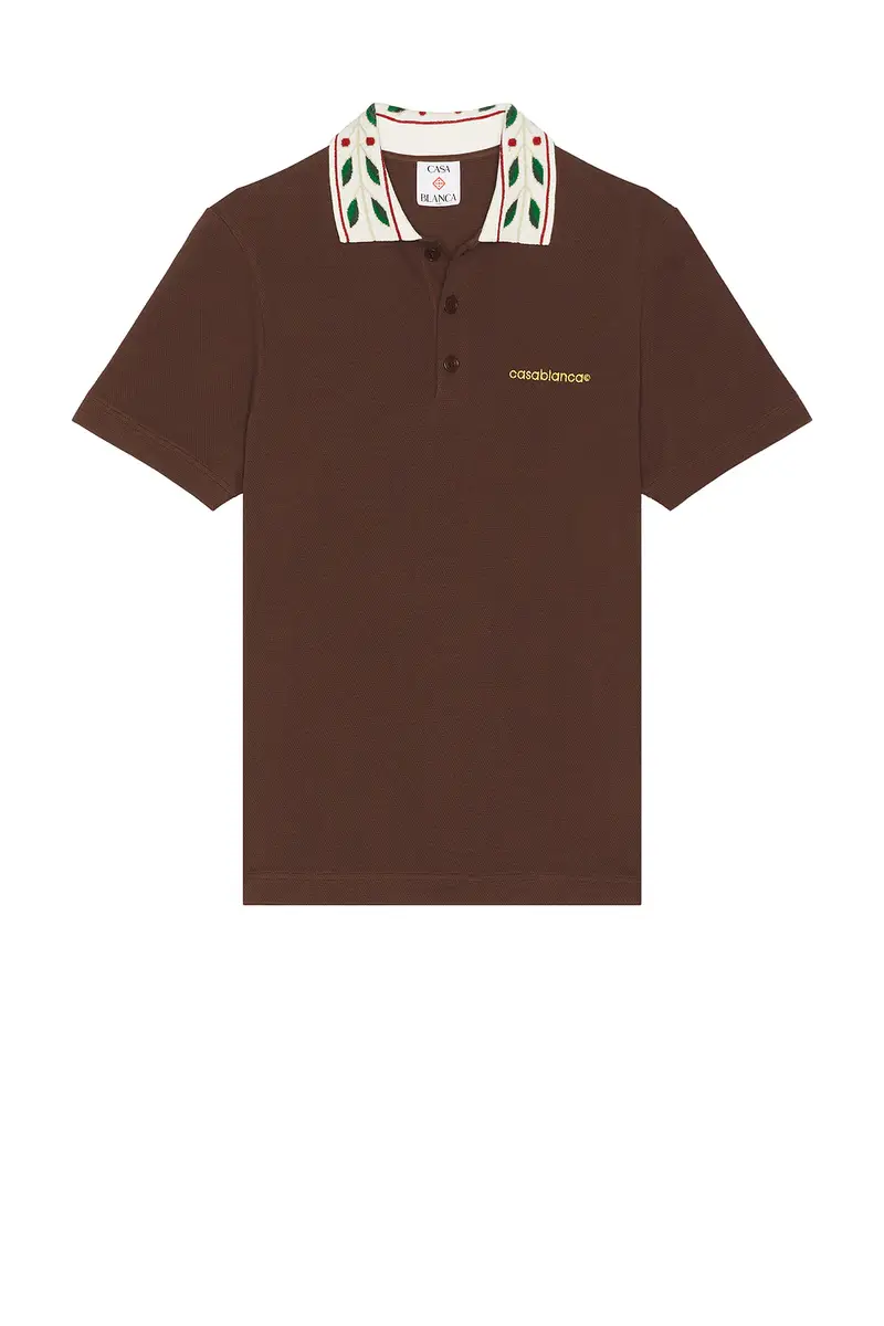 Casablanca Laurel Pique Polo | Thumbnail 4 Casablanca Laurel Pique Polo | Thumbnail 4