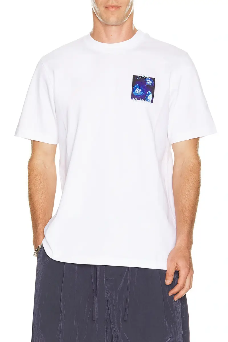 Casablanca Meduse Sportif Printed Classic Tee Shirt | Thumbnail 2