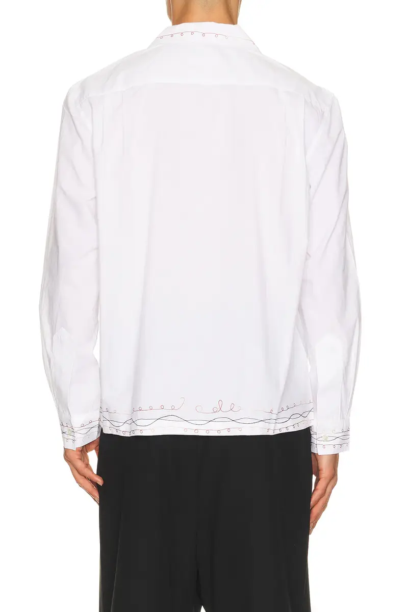 BODE Looped Chainstitch Long Sleeve Shirt | Thumbnail 2 BODE Looped Chainstitch Long Sleeve Shirt | Thumbnail 2