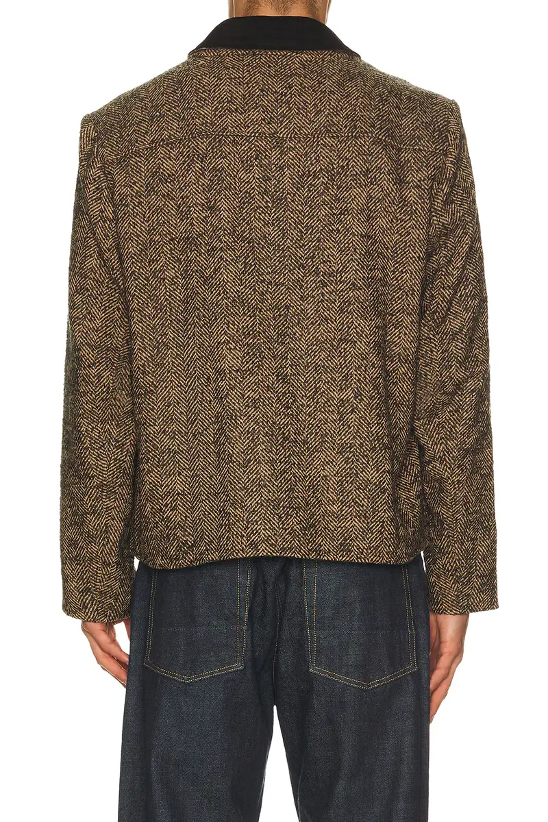 Percival Herringbone Boxy Cropped Jacket | Thumbnail 2 Percival Herringbone Boxy Cropped Jacket | Thumbnail 2