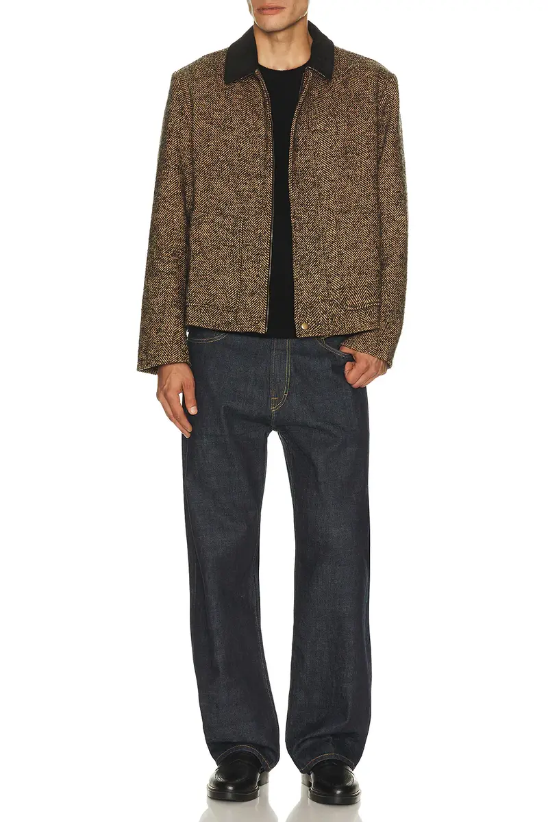 Percival Herringbone Boxy Cropped Jacket | Thumbnail 3 Percival Herringbone Boxy Cropped Jacket | Thumbnail 3