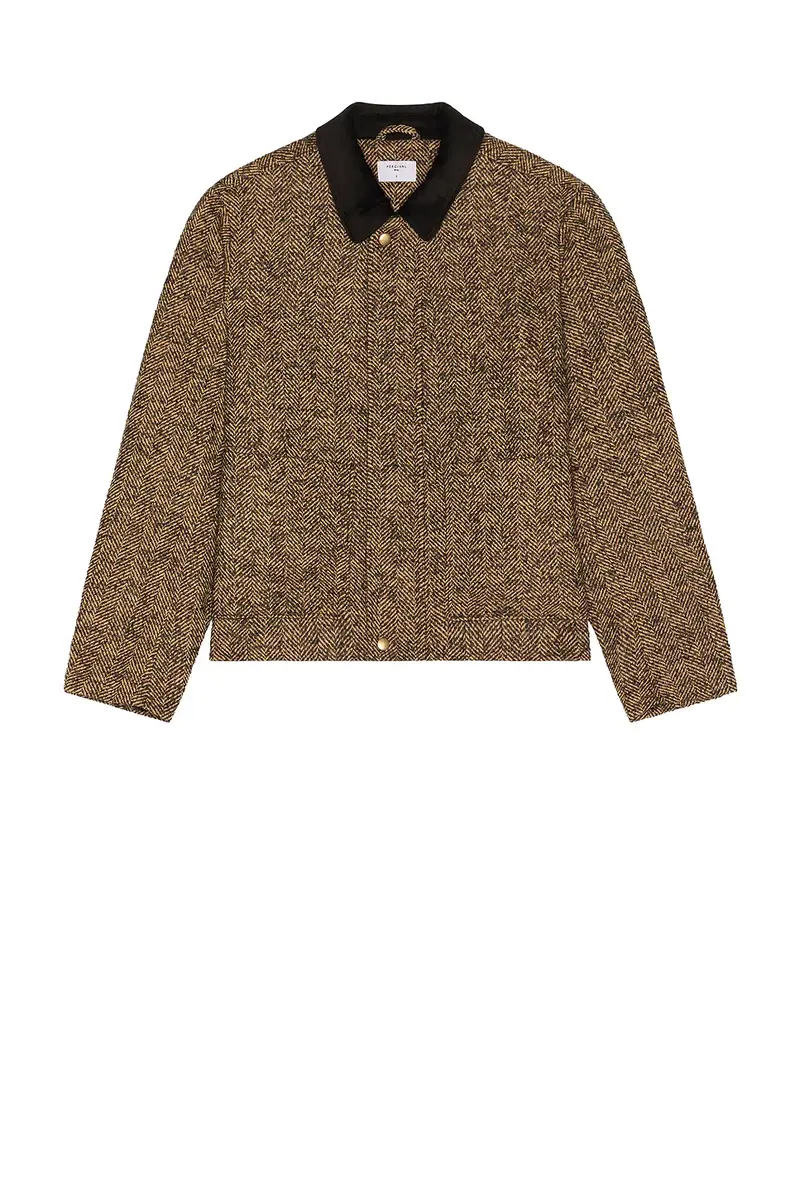 Percival Herringbone Boxy Cropped Jacket | Thumbnail 4 Percival Herringbone Boxy Cropped Jacket | Thumbnail 4