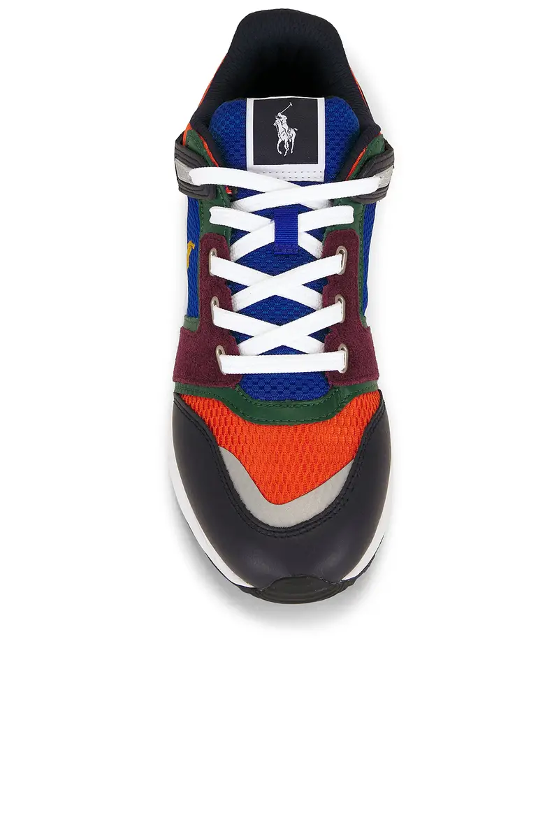 Polo Ralph Lauren Train 89 V2 Leather & Suede Low Top Sneaker | Thumbnail 4 Polo Ralph Lauren Train 89 V2 Leather & Suede Low Top Sneaker | Thumbnail 4