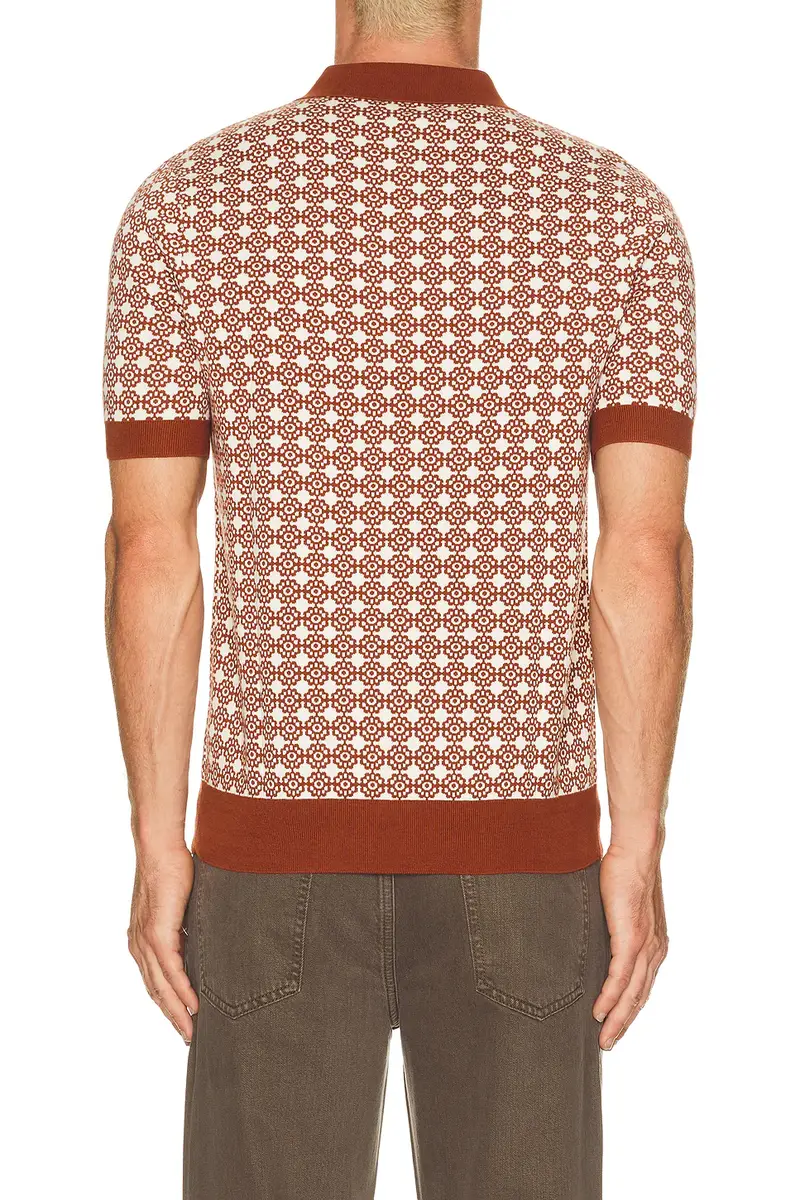 Fred Perry Floral Jacquard Polo | Thumbnail 2 Fred Perry Floral Jacquard Polo | Thumbnail 2