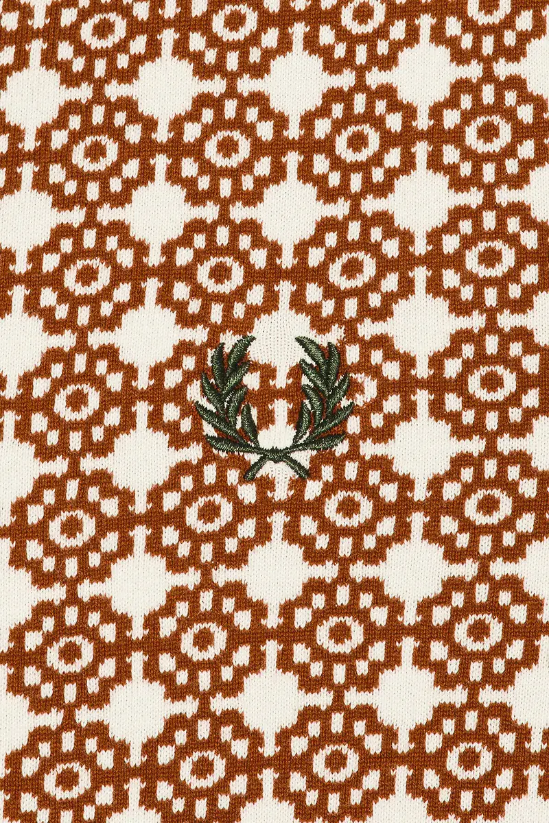 Fred Perry Floral Jacquard Polo | Thumbnail 5 Fred Perry Floral Jacquard Polo | Thumbnail 5
