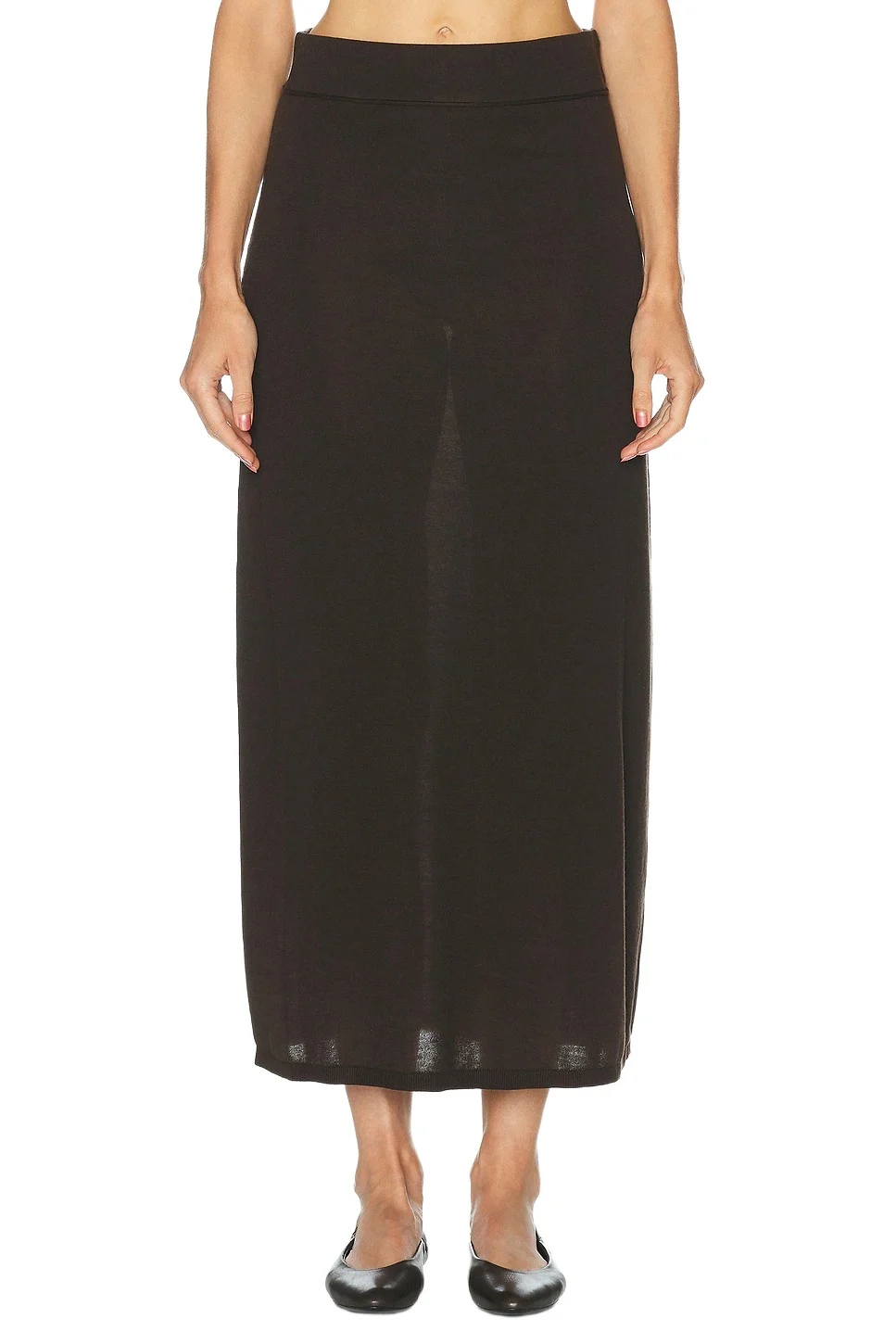 TOTEME Long Knit Skirt