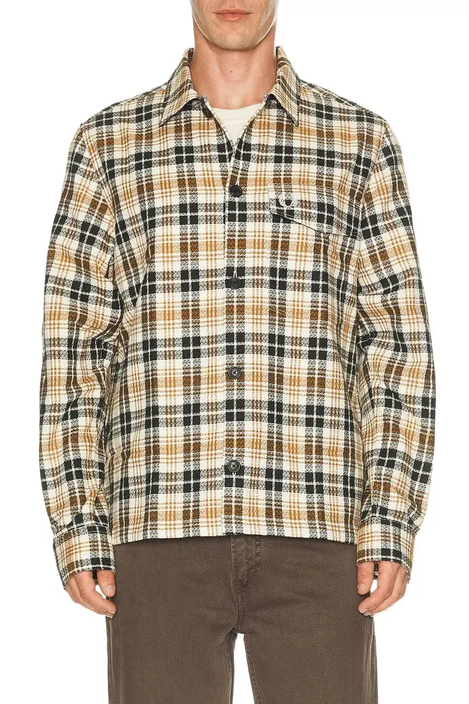 Fred Perry Textured Check Overshirt