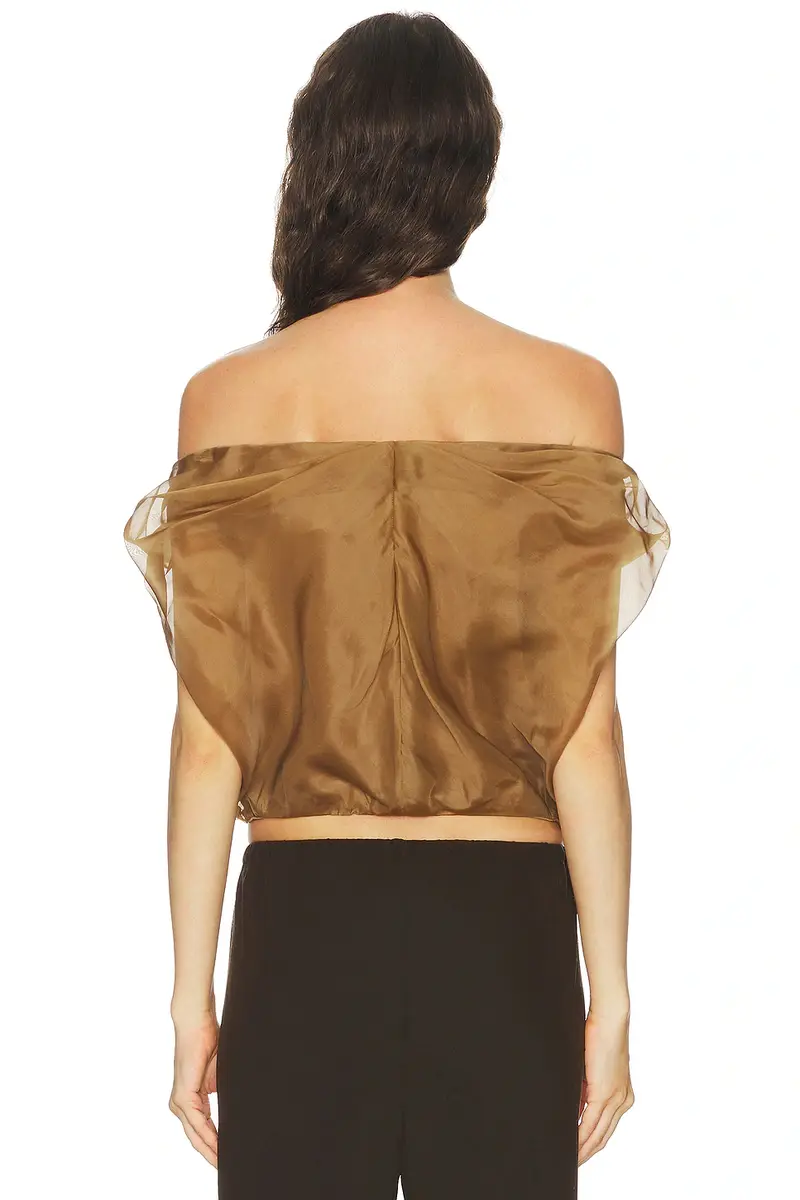 Staud Larissa Silk Top | Thumbnail 3 Staud Larissa Silk Top | Thumbnail 3